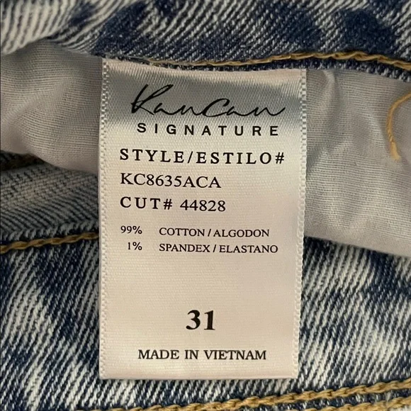 KanCan High Rise Cropped Straight Jeans - Picture 9 of 12